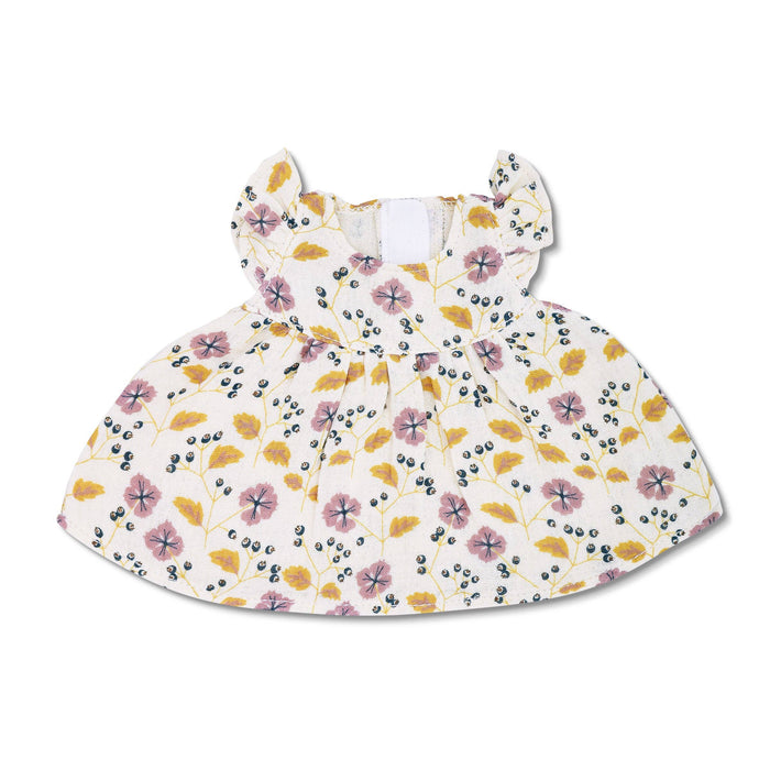 DOLL DRESS- PINK FLOWER