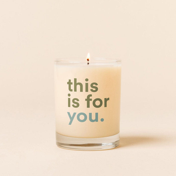 Custom Double Old Fashioned Glass Candle - Corporate Gifts