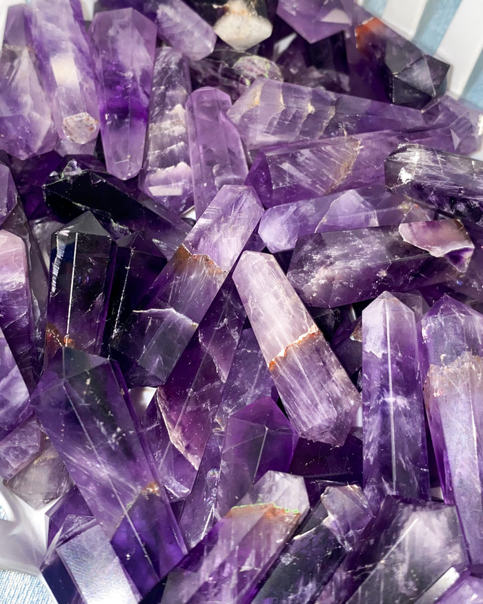 Double Terminated Amethyst Points