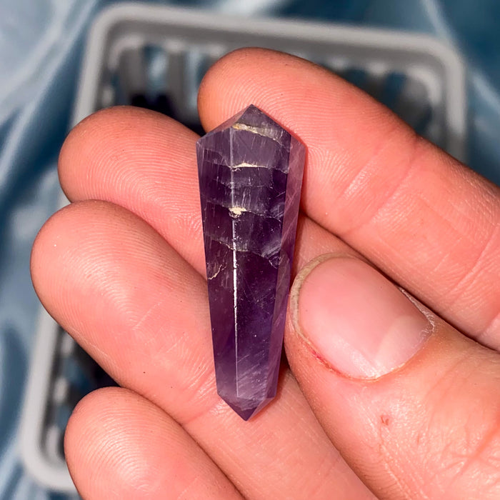 Double Terminated Amethyst Points