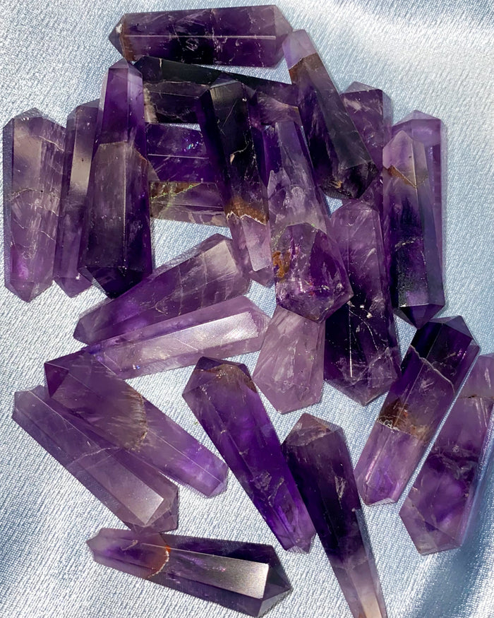 Double Terminated Amethyst Points