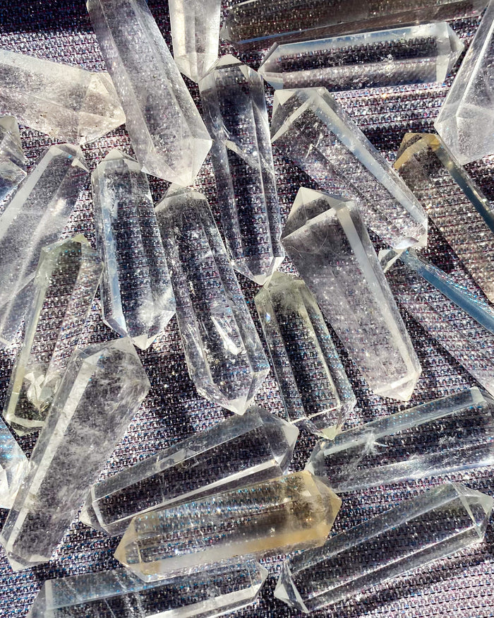Double Terminated Clear Quartz Points