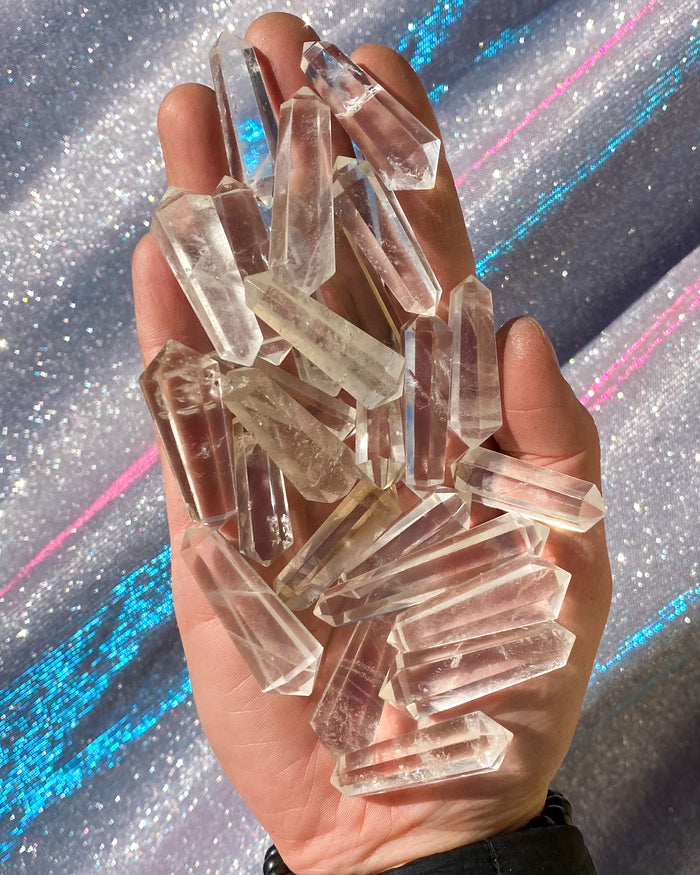 Double Terminated Clear Quartz Points