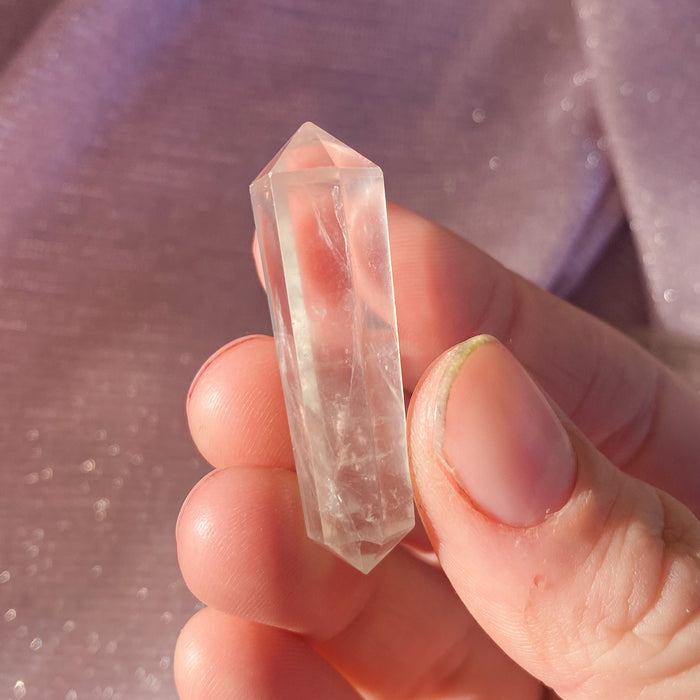 Double Terminated Smokey Quartz Points