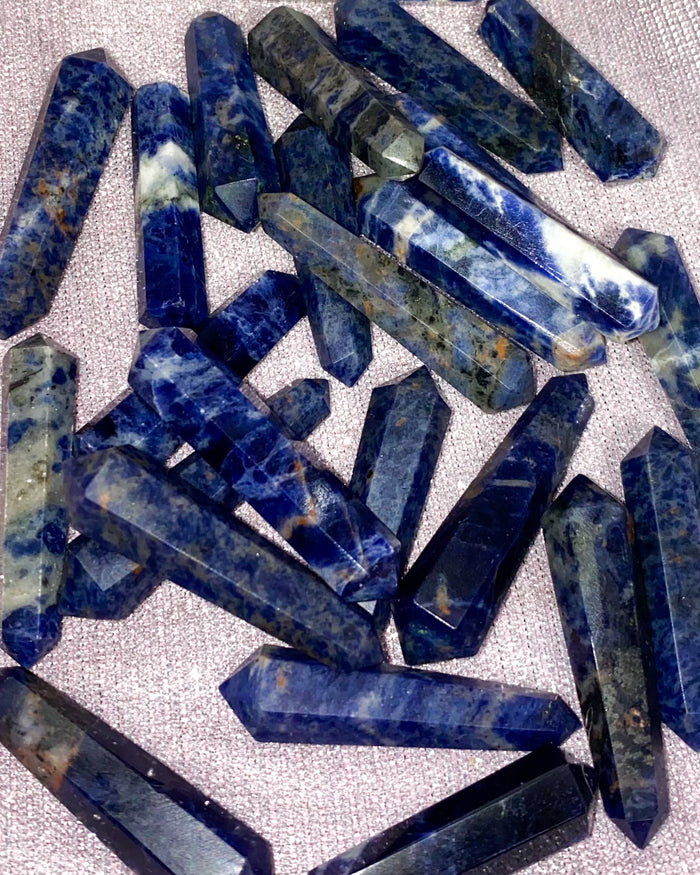 Double Terminated Sodalite Points