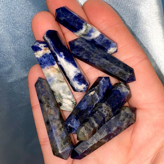 Double Terminated Sodalite Points