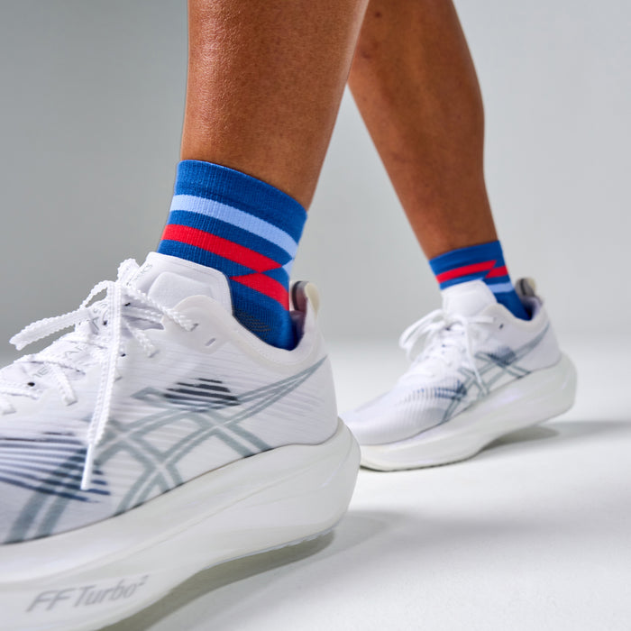 Blue White Track Mix