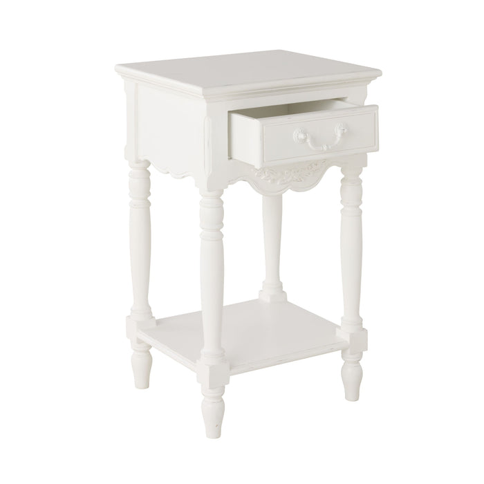 Emilie 1 Drawer Bedside Table