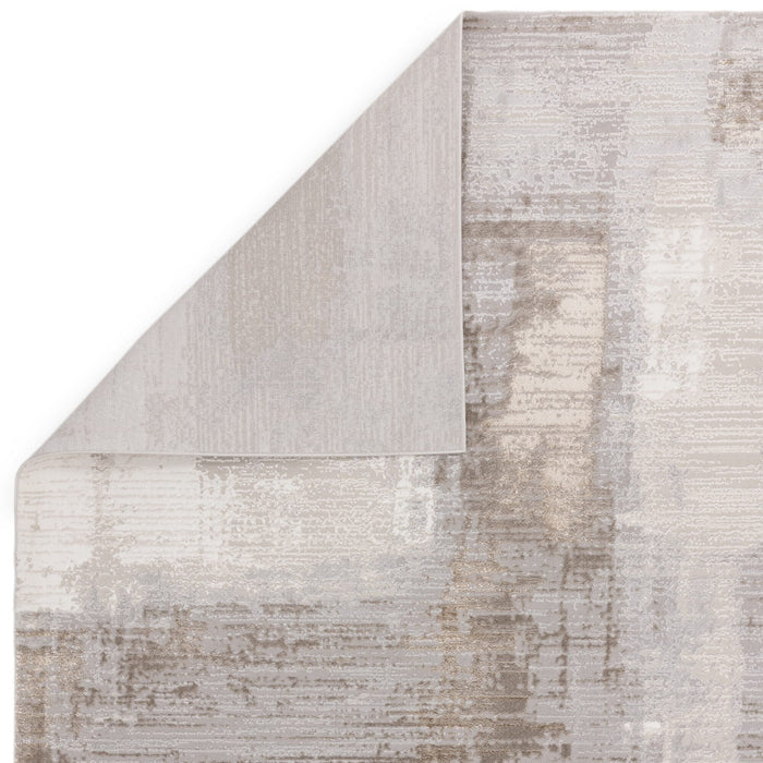 Envie Neutral Abstract Patterned Rug