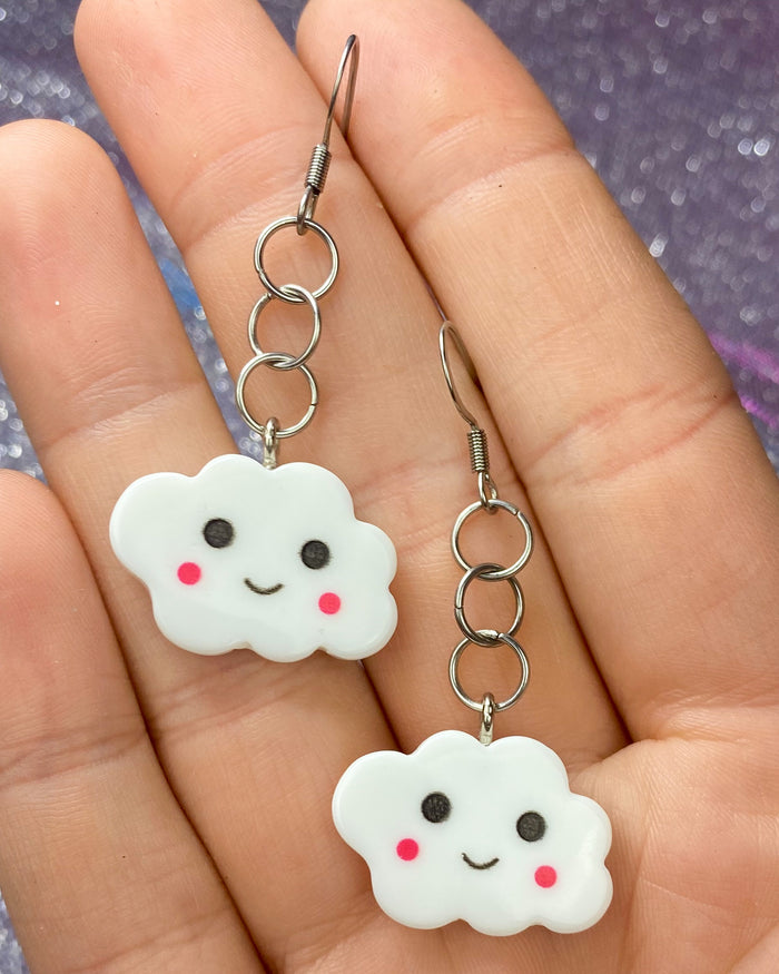 Face Cloud Earrings