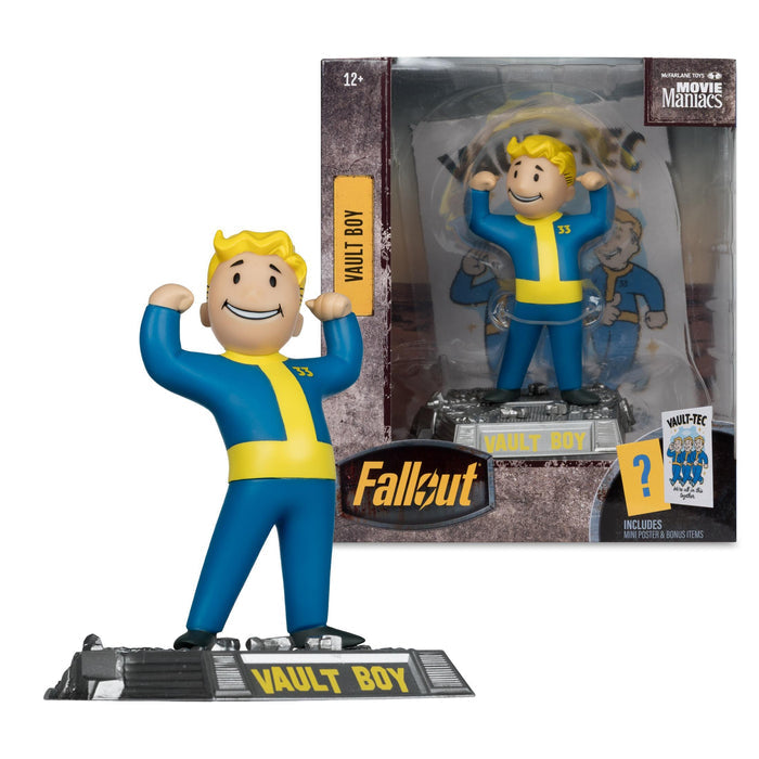 Fallout (Amazon Show) Movie Maniacs 6 Inch Posed Figure - Vault Boy (Version 1)