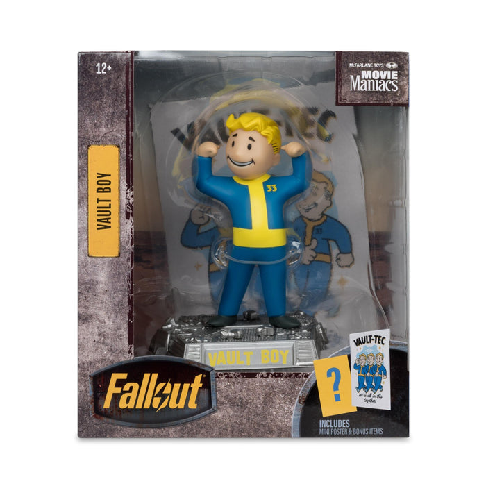 Fallout (Amazon Show) Movie Maniacs 6 Inch Posed Figure - Vault Boy (Version 1)