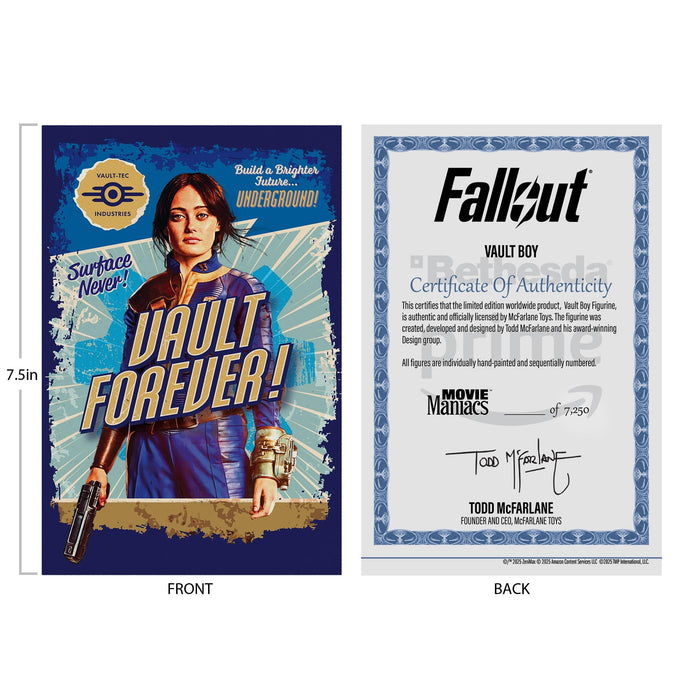 Fallout (Amazon Show) Movie Maniacs 6 Inch Posed Figure - Vault Boy (Version 2)