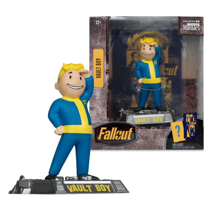 Fallout (Amazon Show) Movie Maniacs 6 Inch Posed Figure - Vault Boy (Version 3)