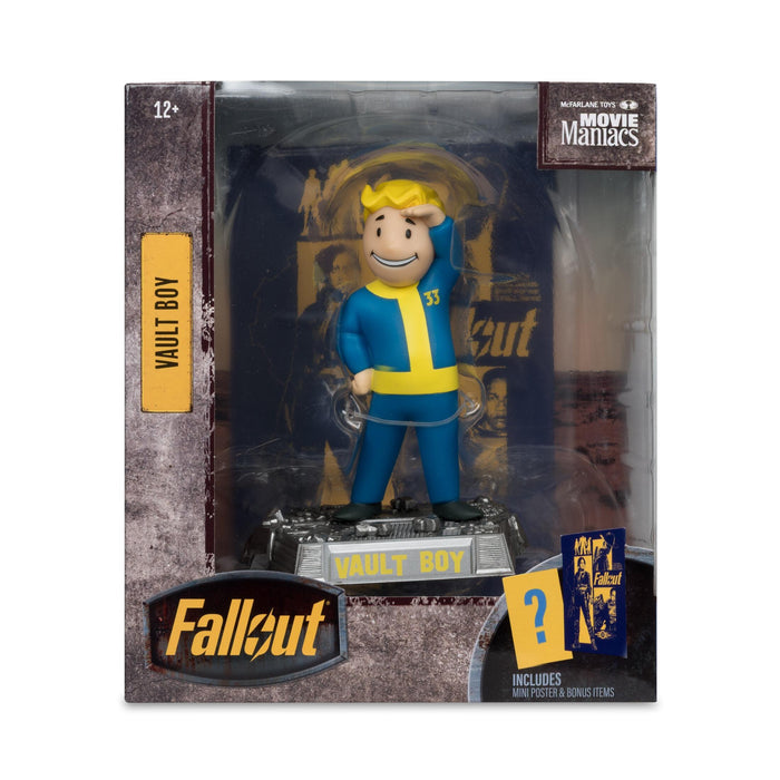 Fallout (Amazon Show) Movie Maniacs 6 Inch Posed Figure - Vault Boy (Version 3)