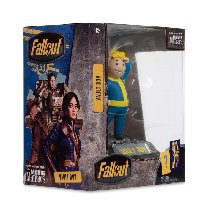 Fallout (Amazon Show) Movie Maniacs 6 Inch Posed Figure - Vault Boy (Version 3)