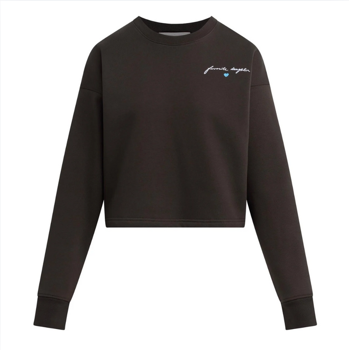 Favorite Daughter The Cropped Signature Sweatshirt