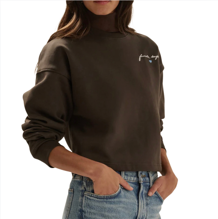 Favorite Daughter The Cropped Signature Sweatshirt