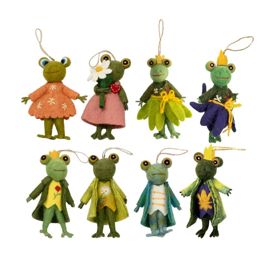 FELT FROG ORNAMENT