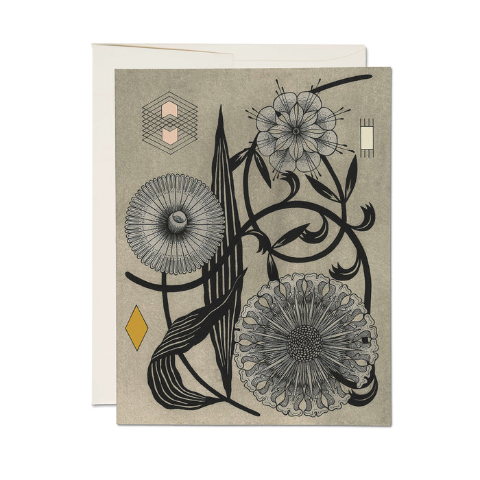FLORAL GEOMETRY CARD