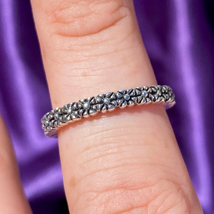 Flower 925 Sterling Silver Ring