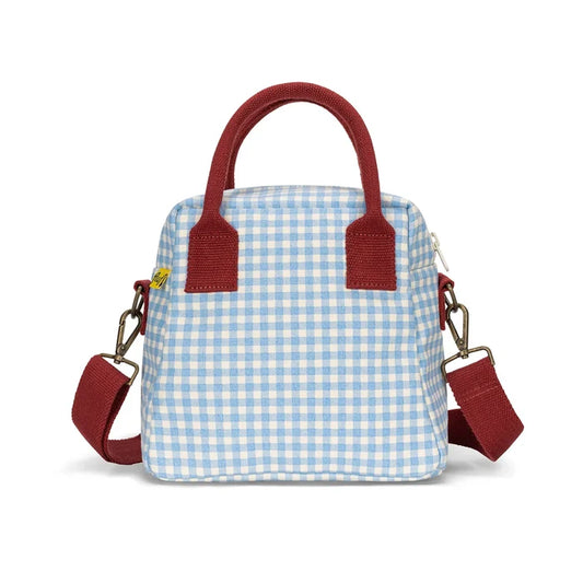FLUF LUNCH CLUTCH-GINGHAM SKY