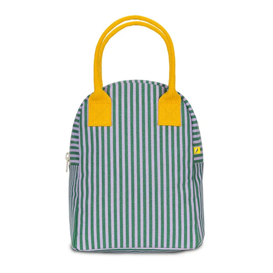 FLUF ZIPPER LUNCH-CANDY STRIPE GRASS