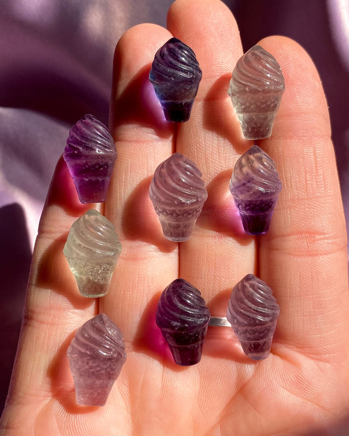 Fluorite Ice Cream Cone