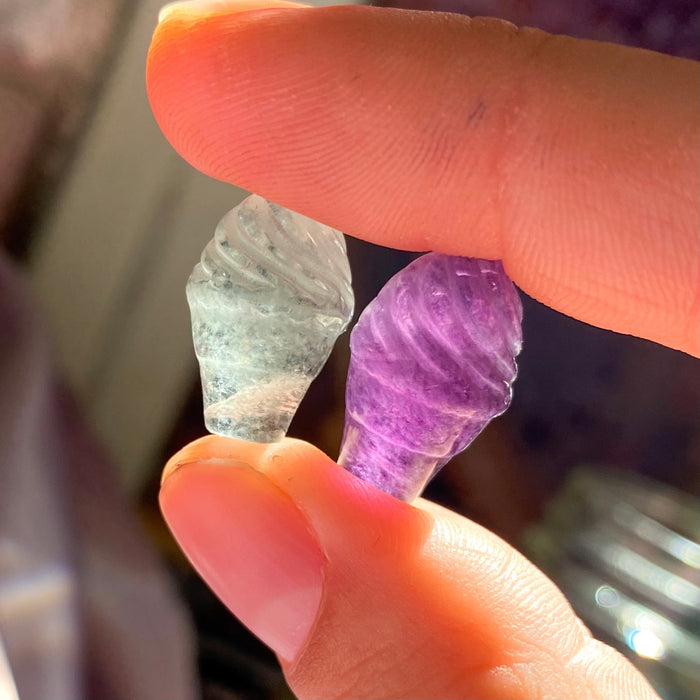 Fluorite Ice Cream Cone