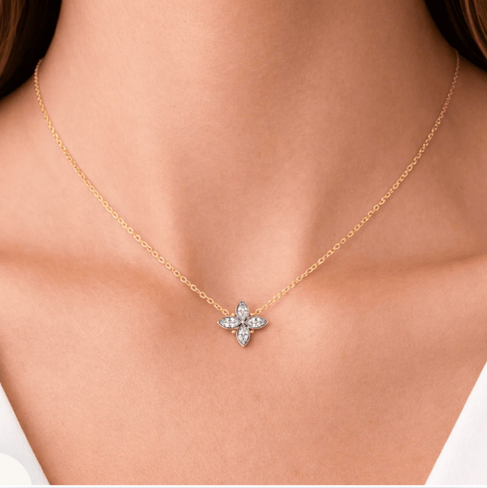 Freida Rothman Bloom Petal Pendant Necklace