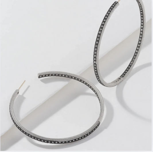 Freida Rothman Classics Hoop Earrings