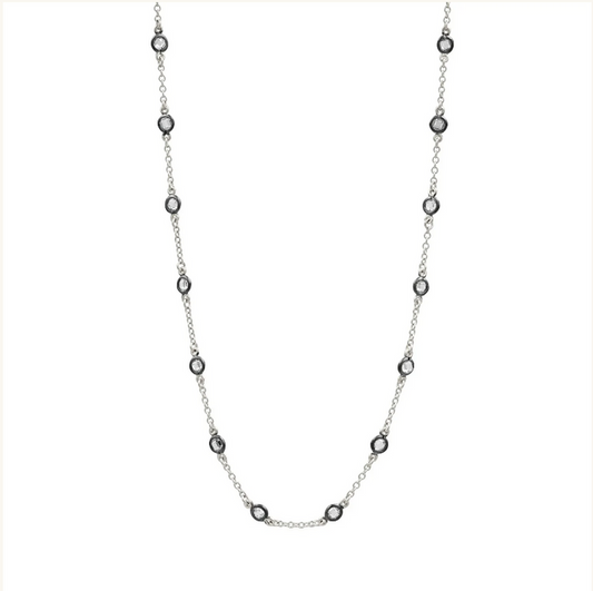 Freida Rothman Mini Bezel Stone Necklace
