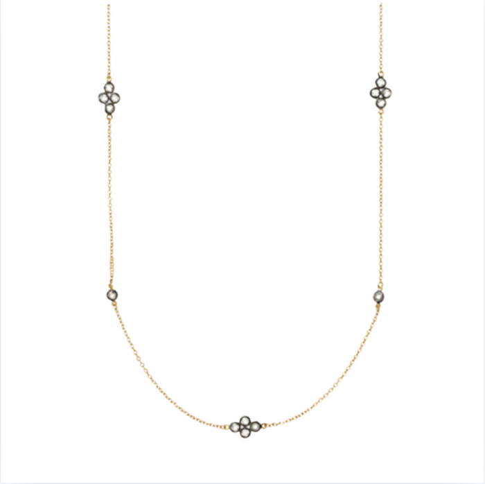 Freida Rothman Signature Four Point Station Necklace