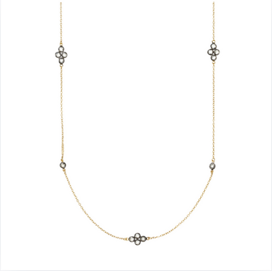 Freida Rothman Signature Four Point Station Necklace