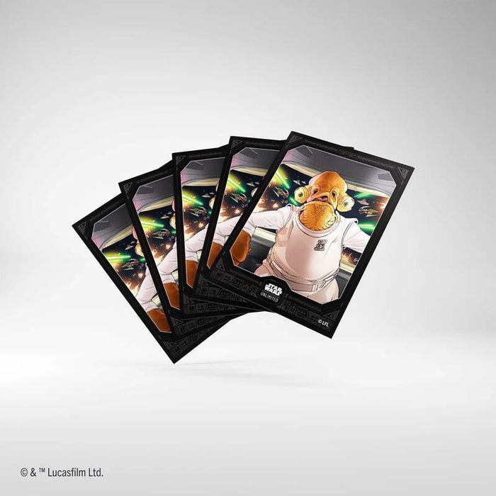 Gamegenic Star Wars: Unlimited Trading Card Game Art Sleeves - Admiral Ackbar