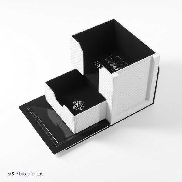Gamegenic Star Wars: Unlimited Trading Card Game Deck Pod - White/Black