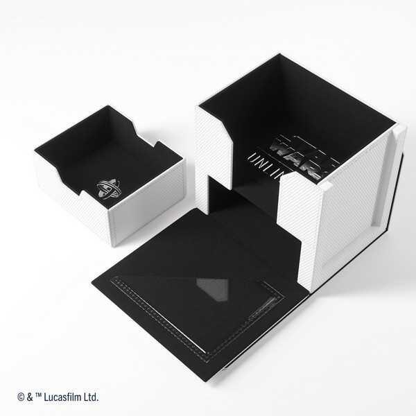 Gamegenic Star Wars: Unlimited Trading Card Game Deck Pod - White/Black