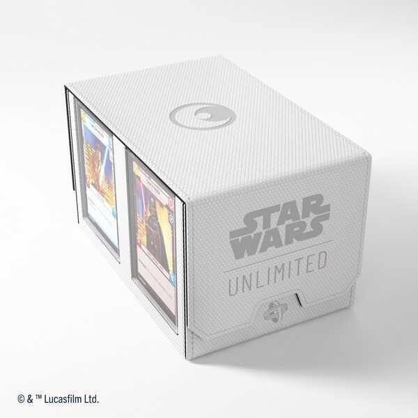 Gamegenic Star Wars: Unlimited Trading Card Game Double Deck Pod - White/Black
