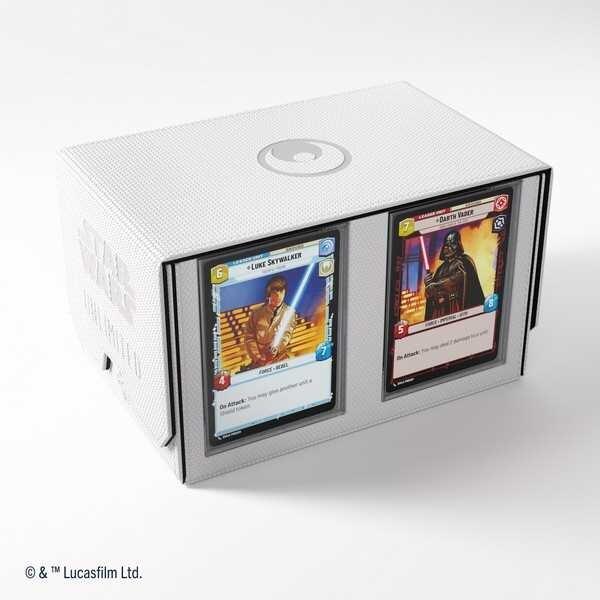 Gamegenic Star Wars: Unlimited Trading Card Game Double Deck Pod - White/Black