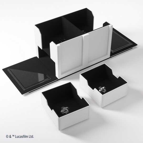 Gamegenic Star Wars: Unlimited Trading Card Game Double Deck Pod - White/Black