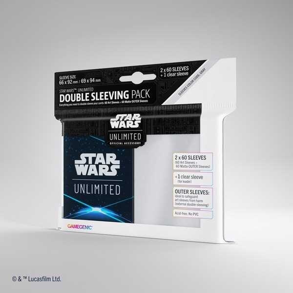 Gamegenic Star Wars: Unlimited Trading Card Game Double Sleeving Art Sleeves - Space Blue