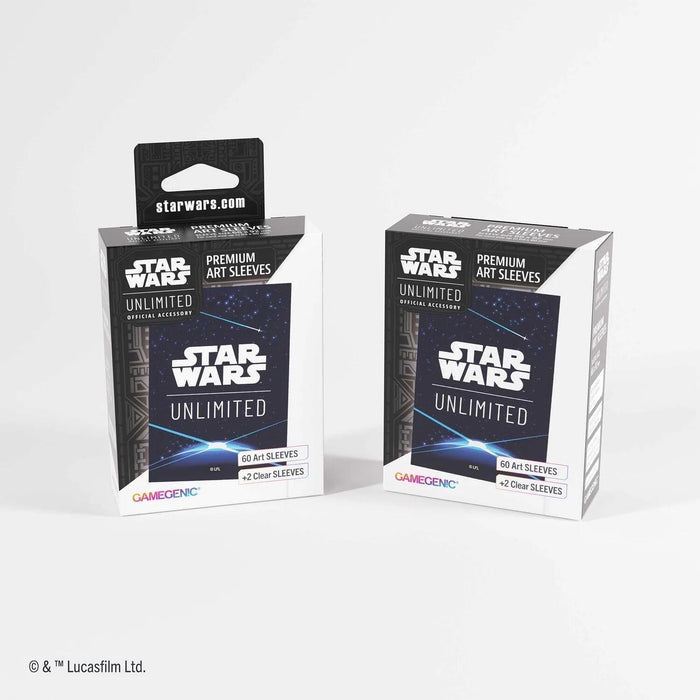 Gamegenic Star Wars: Unlimited Trading Card Game Premium Art Sleeves - Card Back Blue