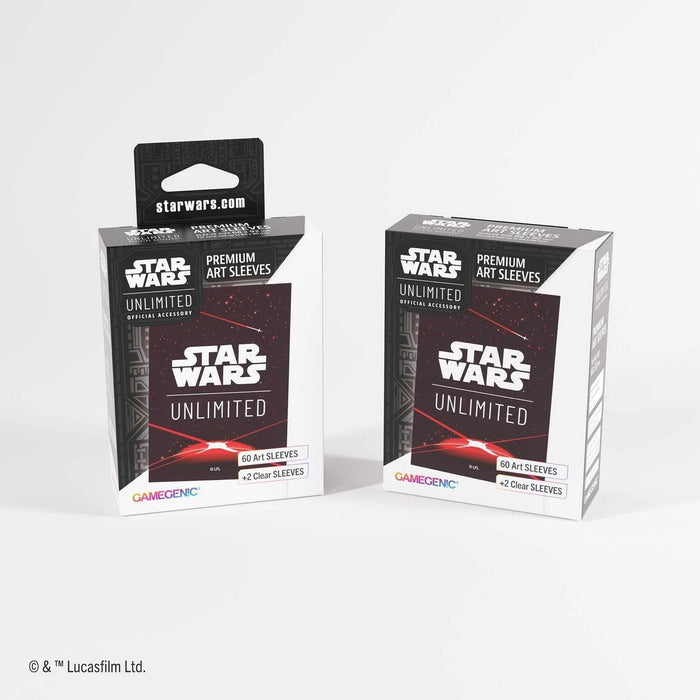 Gamegenic Star Wars: Unlimited Trading Card Game Premium Art Sleeves - Card Back Red