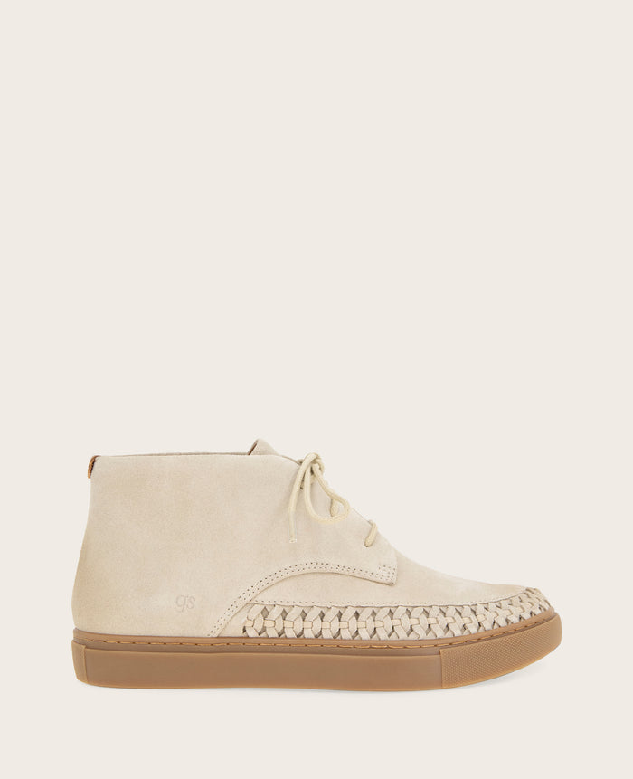 GENTLE SOULS - Cacti Suede Braid Detail Sneaker Bootie
