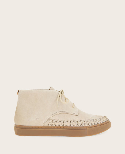 GENTLE SOULS - Cacti Suede Braid Detail Sneaker Bootie