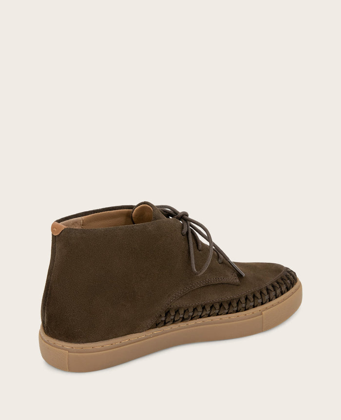 GENTLE SOULS - Cacti Suede Braid Detail Sneaker Bootie