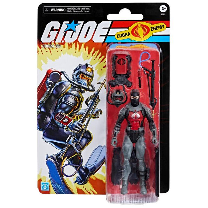 GI Joe Classified Series 6 Inch Scale Retro Cardback Series Action Figure - Cobra Eel