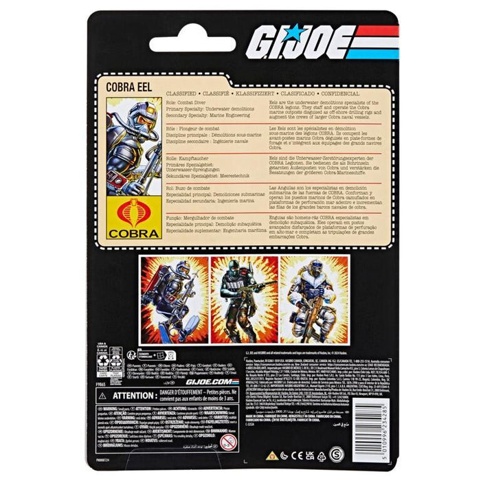 GI Joe Classified Series 6 Inch Scale Retro Cardback Series Action Figure - Cobra Eel