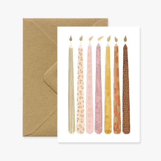 GOLD BIRTHDAY CANDLES