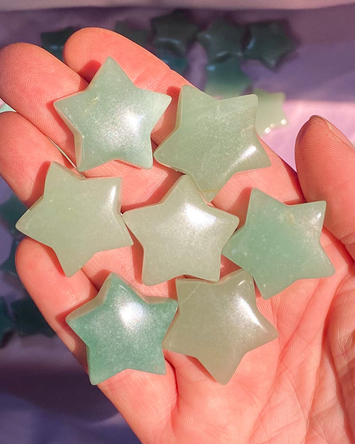 Green Aventurine Star
